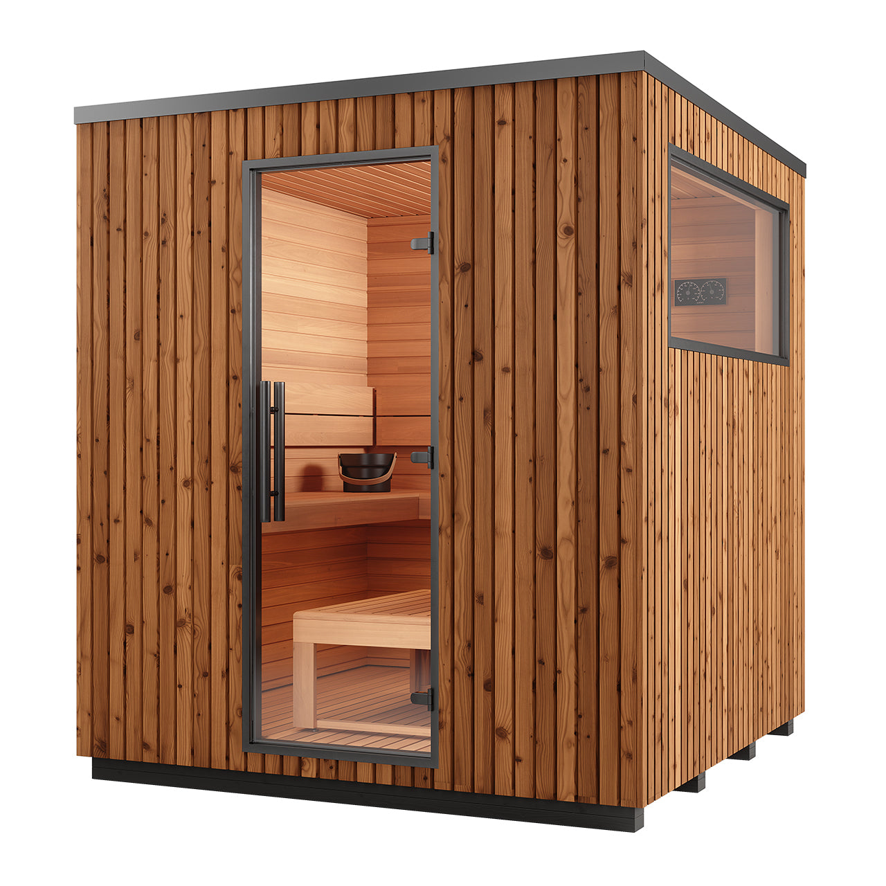 Garda outdoor sauna - 223x223 cm – Saunastore