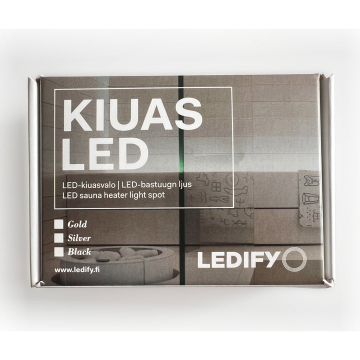 Ledify Kiuas LED saunaovn spotlight