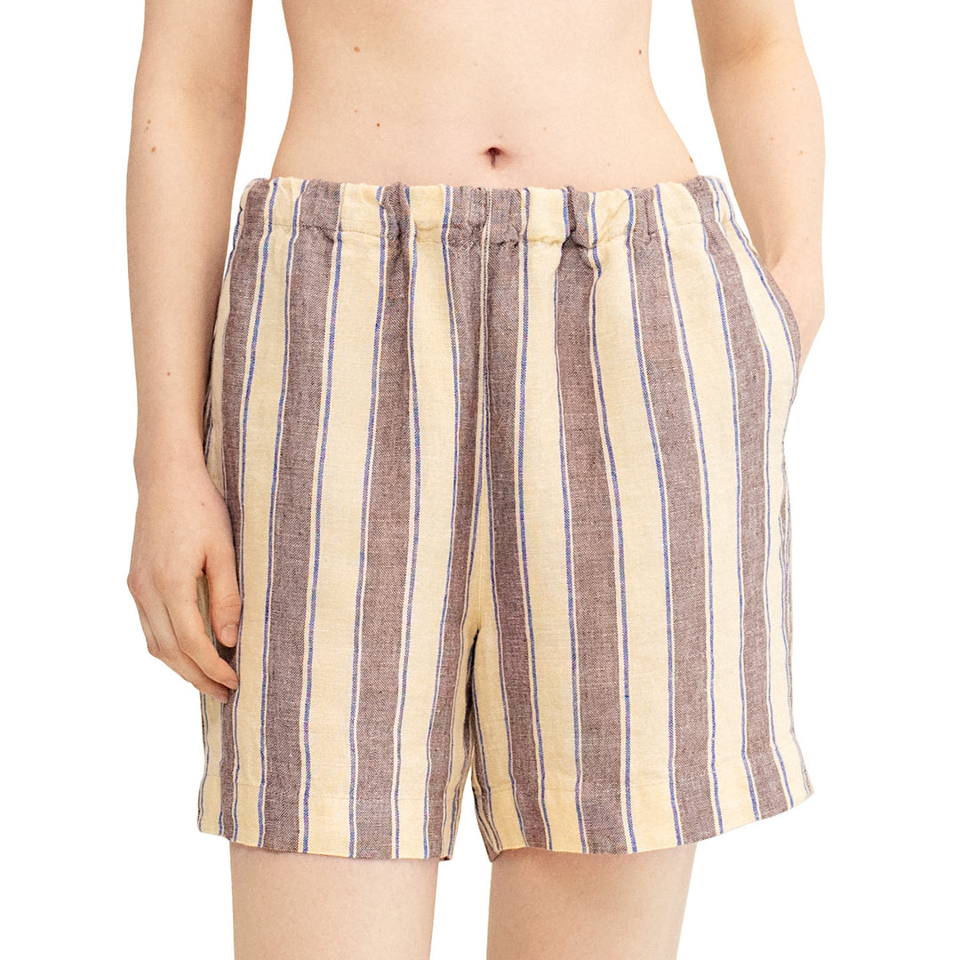 Leinenshorts für die Sauna, für Damen und Herren