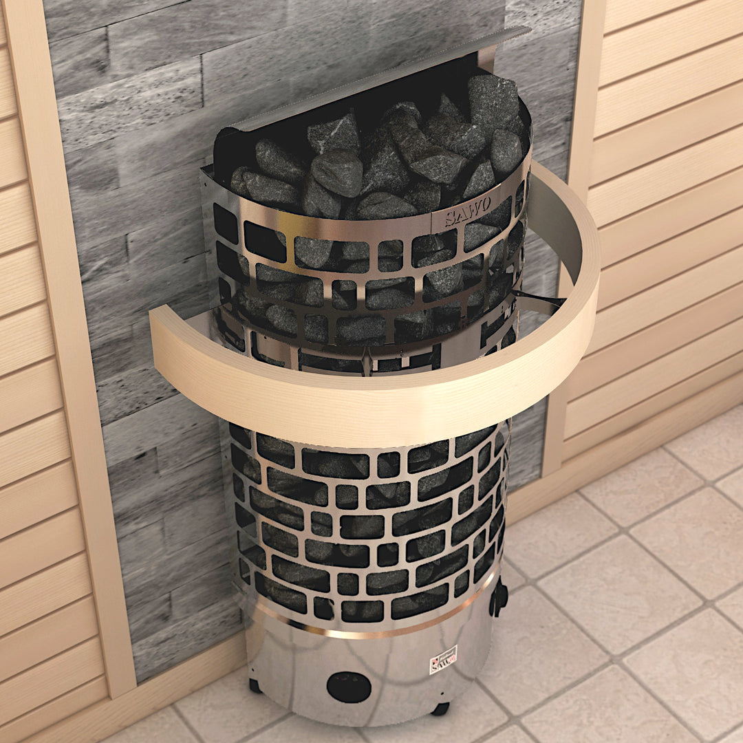 Sawo Aries Wall Stufa per sauna in acciaio