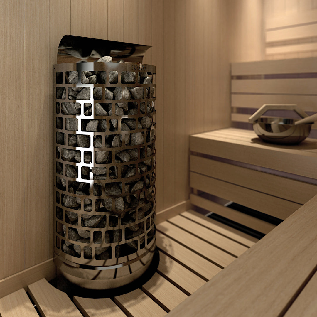Sawo Aries Wall Stufa per sauna in acciaio