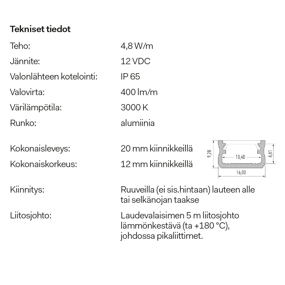 Ledify LED Laudevalaisin